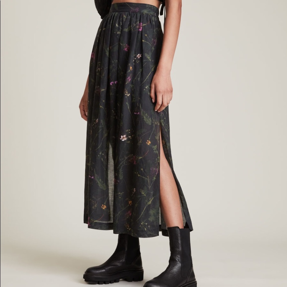 AllSaints Floral Skirt (Asta Heligan Skirt)